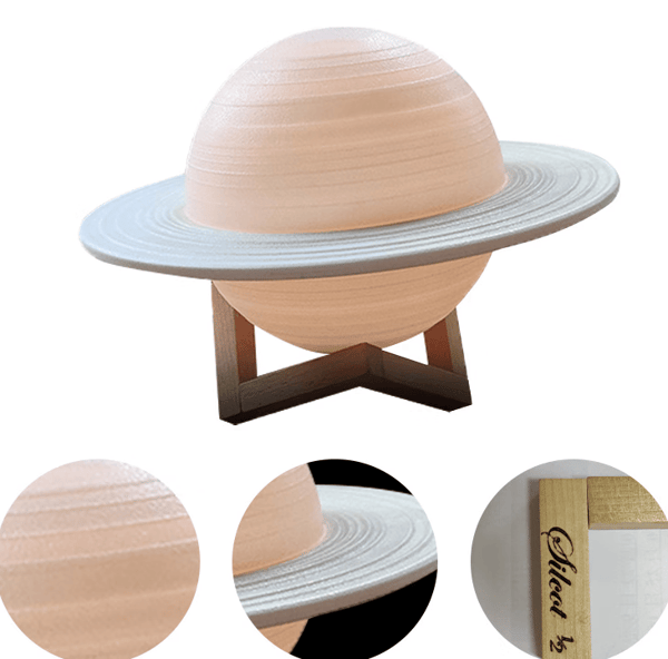 Saturn LED Ambient Light Moonlight 16 Colors Remote Control