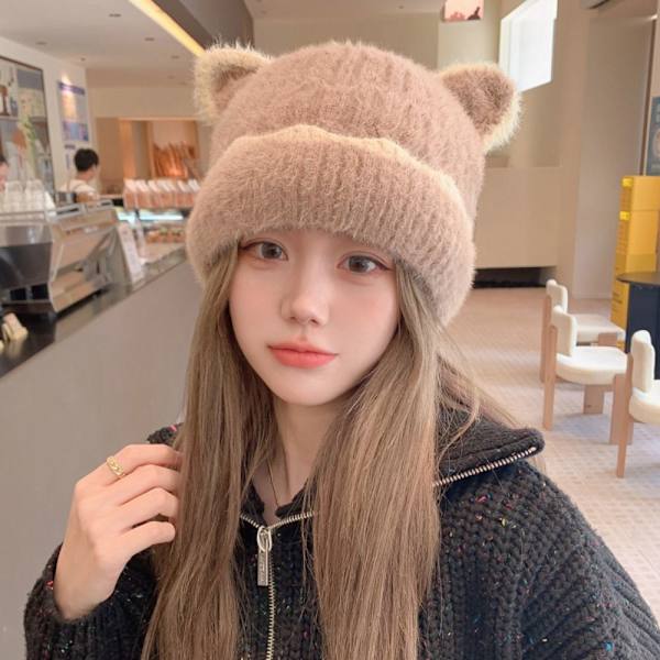 Strikket hue Cap ROSA
