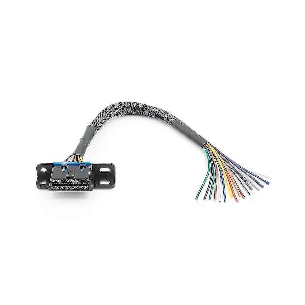 Universal Obd2 16-benet hunstik til åbent Obd-kabel hunforlængerledning Ribbon Interface[co]
