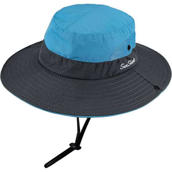 Dame UV-beskyttelse - Sammenfoldelig mesh solhat med bred skygge