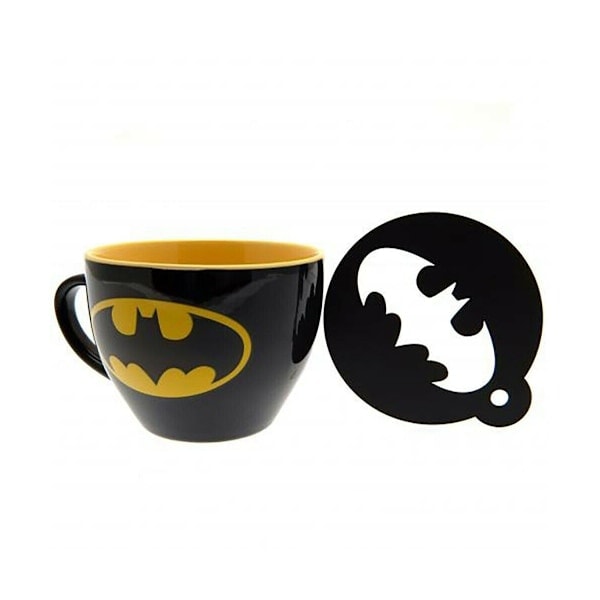 Batman Muki Yksi Koko Musta/Keltainen Black/Yellow One Size
