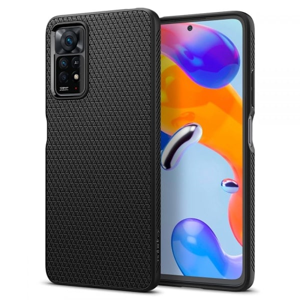 Spigen Xiaomi Redmi Note 11 Pro 5G Deksel Liquid Air Matt Svart