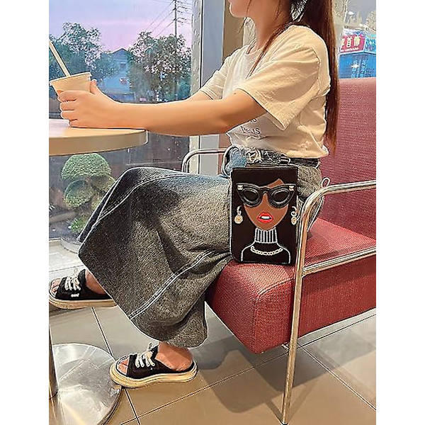Nyhet Personlig Dame 3D Dame Designer Lær Topp Håndtak Veske Håndvesker Tote Veske Crossbody Skuldervesker