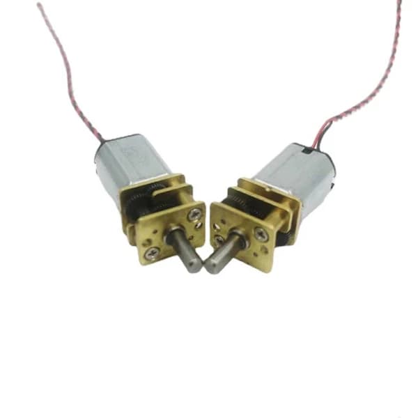 5 st Micro N20 Växelmotor DC 3V-9V Långsam Hastighet Full Metall Växellåda Reducerare Leksak