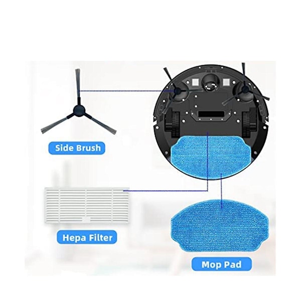 For Br150/br151, Br150/br151,manvins G20, 2-in-1 Robot Vacuum And Mop Combo Accessories