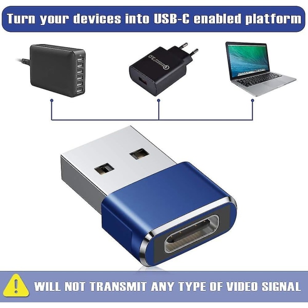 Usb C-hona till Usb-hane Adapter 2 st, typ