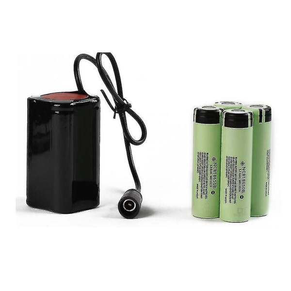 8,4v sykkel frontlykt batteripakke Høy-effekt T6 frontlykt batteripakke 4 18650 Dedikert litiumbatteripakker TA