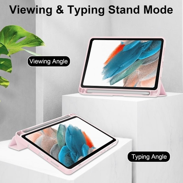 Samsung Galaxy Tab A9 Kotelo Hybridikynäteline Pinkki