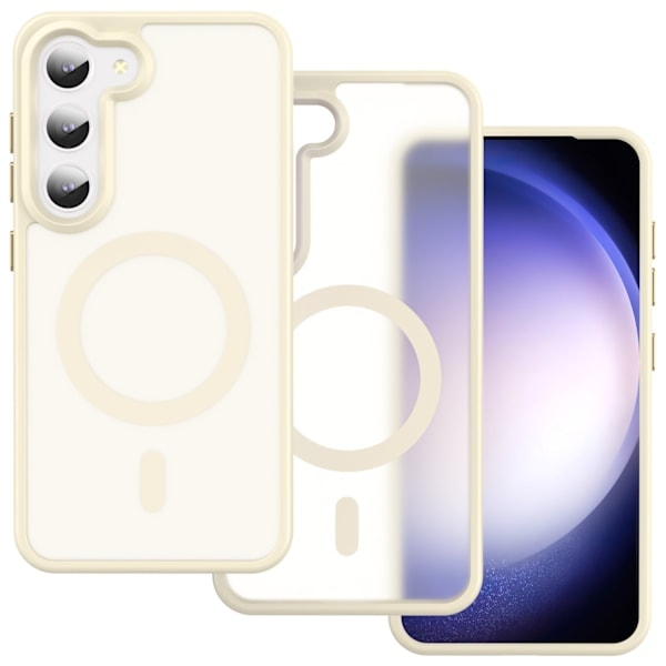 ColorPop Samsung Galaxy S23 Plus Kuori CH MagSafe Matt Off White