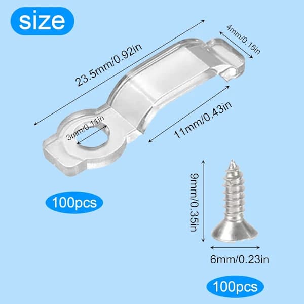 100 stk strips for LED-strips, tilkoblingsklemme for LED-strips[CO]