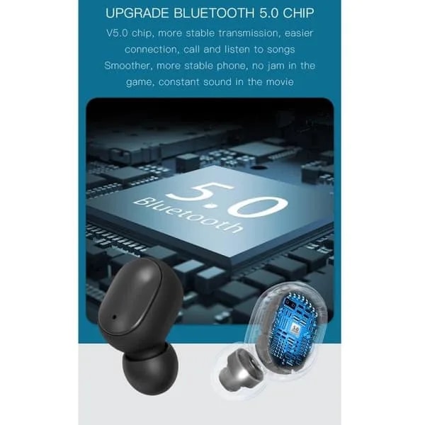TS-H6 True Wireless Bluetooth 5.0 Headset med opladningsetui