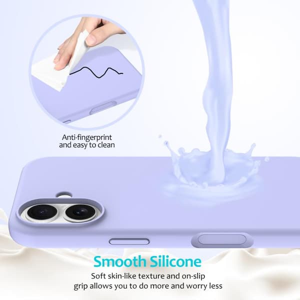 iPhone 17 Deksel - Ensfarget Silikon
