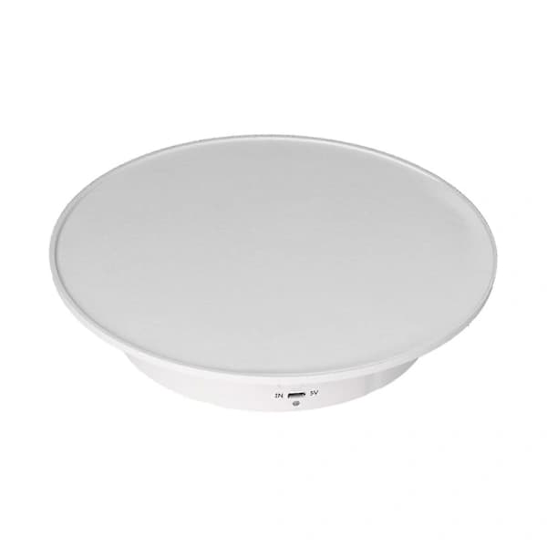 Motoriserat Roterande Displayställ 200mm USB-driven Justerbar 3 Hastigheter Smyckeskarusell[co]