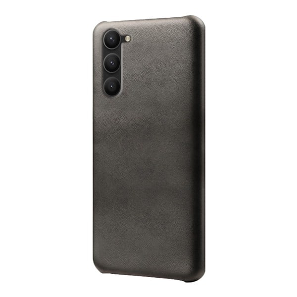 KSQ Samsung Galaxy S23 Plus Kuori Nahkapäällysteinen Musta