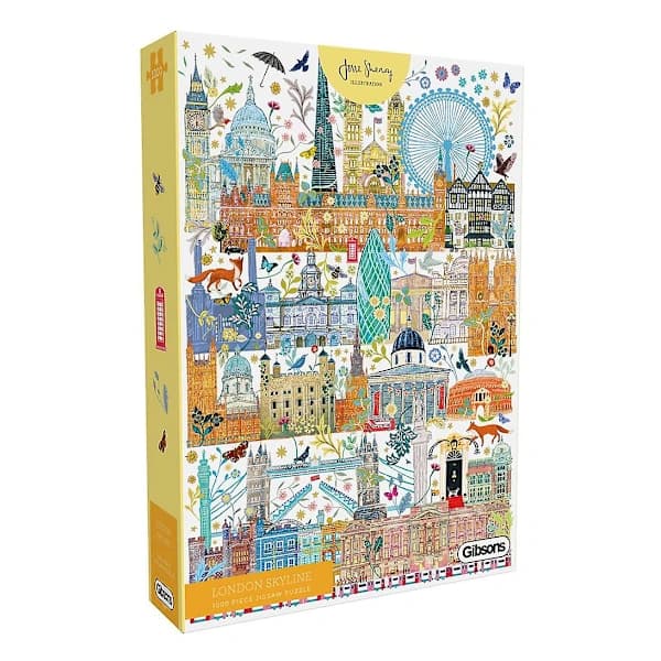 Gibsons London Skyline, Vitt Logopussel (1000 Bitar) 1000 Bitar