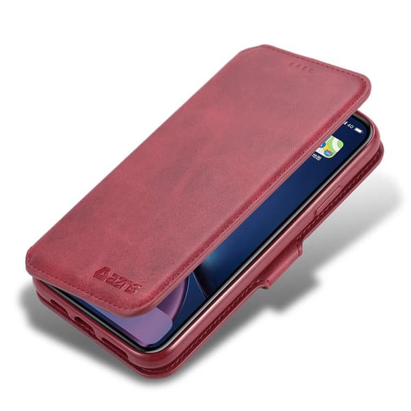 Kätevä lompakkokotelo (Yazunshi) - iPhone 12 Brun