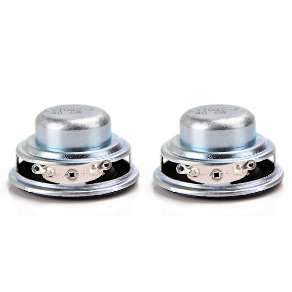 2 kpl 40mm Mini Audio Kannettavat Kaiuttimet 16 Ydin 4 Ohm 5w Täyden Kaistan Kaiutin Kumi Sivu Ndfeb Magneetti