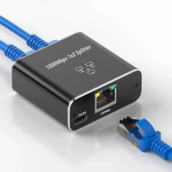 TS-RJ45-Splitter 1–2 1000M-verkoille