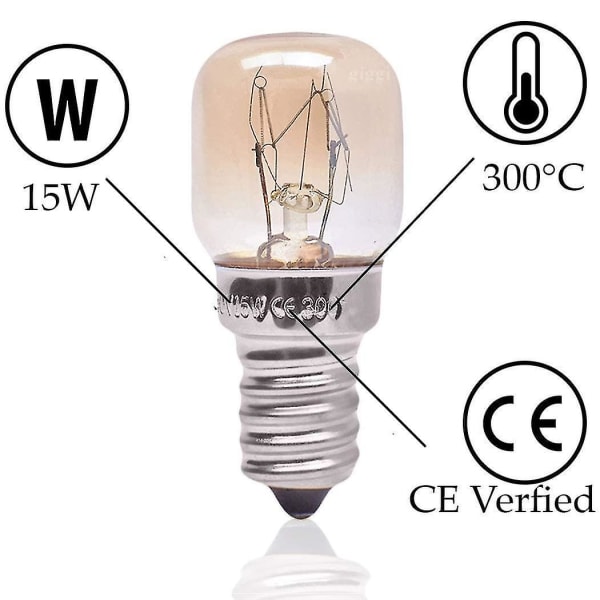 Små glödlampor för saltlampor och ugnar