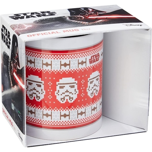 Star Wars Stormtrooper Julekrus Én Størrelse Rød/Hvid Red/White One Size