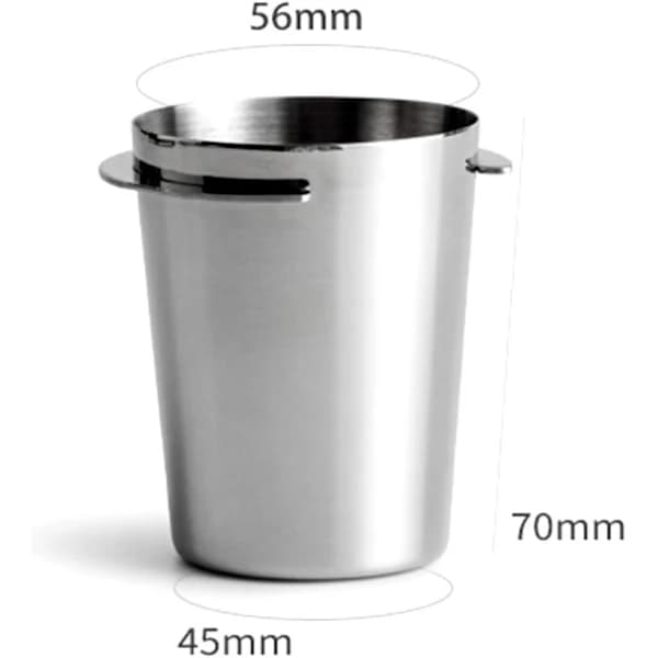 Kaffepåfyllingskopp, Kaffedispenser 58mm Rustfritt Stål Kaffe[co]