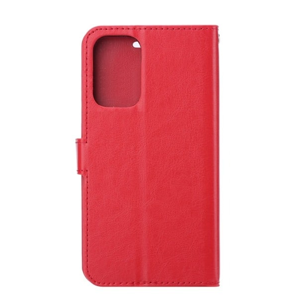 Samsung Galaxy S21 Ultra - Crazy Horse Kotelo - Punainen Red Punainen