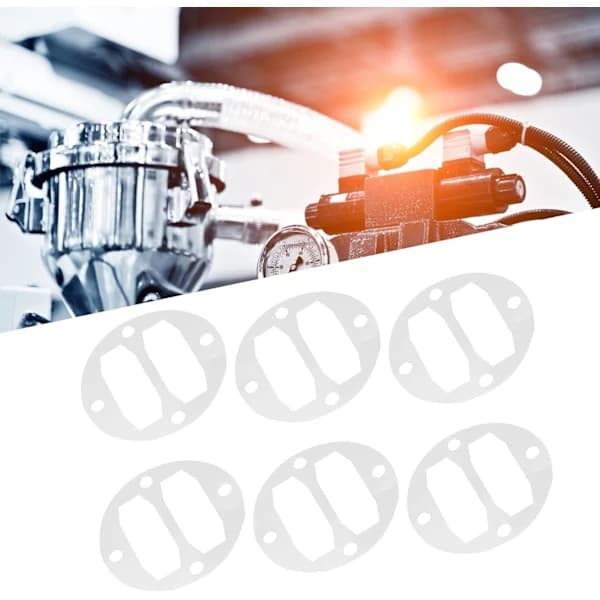10 st Luftkompressor Packningar Cylindertätning Aluminiumplatta Packning för 47 mm Diameter Cylinderpump 2.5/3P[CO]