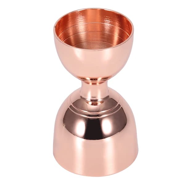 Rustfritt stål Dobbel Bar Jigger 30ml 60ml Rosegull Cocktail Måleverktøy[co]