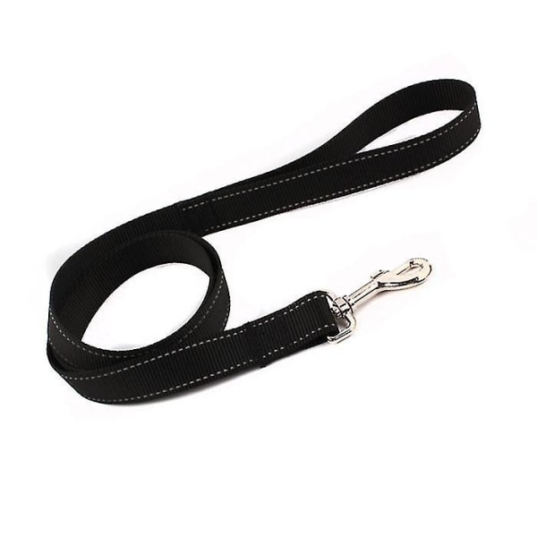 Dog Training Lead Leash, Nylon Long Line Dog Lead For Pet Tracking Training Obedience Lead Leash (2pcs, Black)