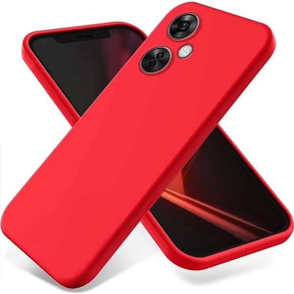 OnePlus Nord CE 3 Lite 5G Kuori Nestemäinen Silikoni Punainen