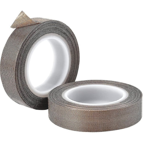 Højtemperatur klæbebånd, 2 stk. Ptfe klæbebånd vandtæt teflonbånd - 13mm X 10m