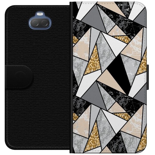 Sony Xperia 10 Pung Etui Marmor Print