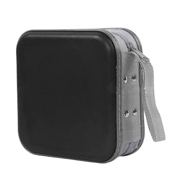 CD Case for 40 Discs, Storage, Hard Plastic, DVD, CD Wallets, Storage Bag