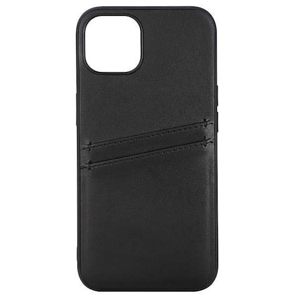 Buffalo iPhone 13 Kuori Nahka 2 Korttipaikalla Musta