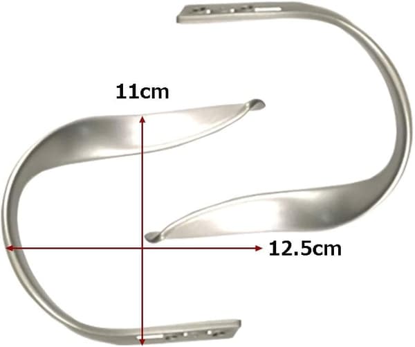 Gardinfäste, dekorativa gardinhållare, 2-pack, grå aluminiumlegering