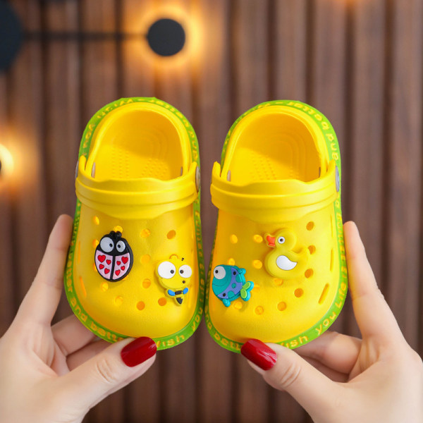 Barntofflor för pojkar Flickor Tecknad skor Sommar Toddler Flip Flops