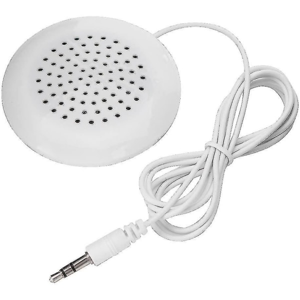 Portable Mini Speakers For Travel Stereo Sound, 3.5mm, White-YNP