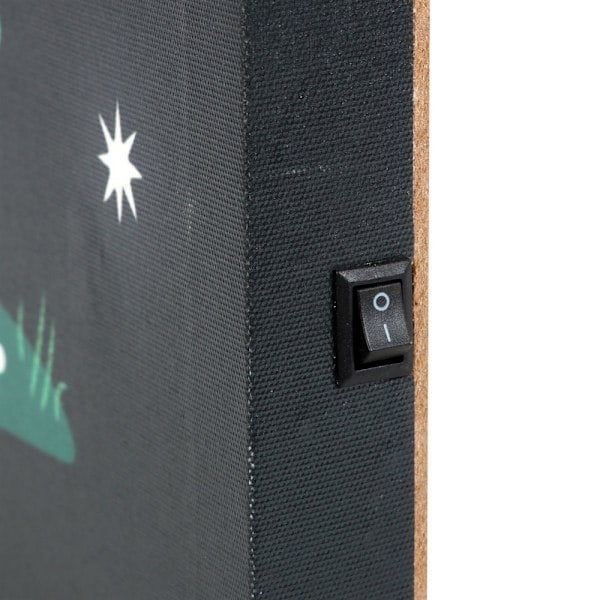 Något Annorlunda Gnome Sweet Gnome Canvas Ljusskylt På Svart One Size