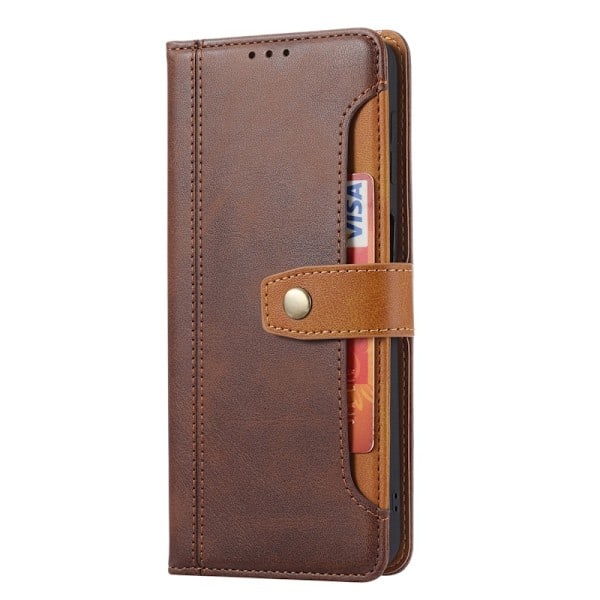 Samsung Galaxy S22 Plus Cover Premium med Kortplads Brun