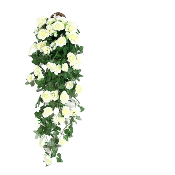 Konstgjorda Rose Hanging Vines Plast Fake Rose Vine Greenery