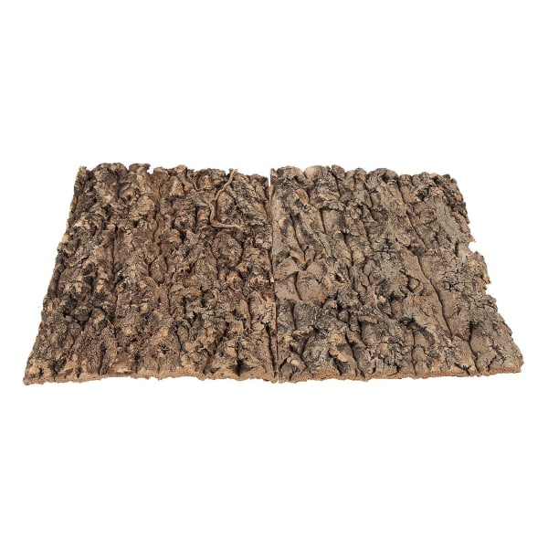 2 stk Reptiltrær Bark Terrarium Tre Bark Reptilplattform Reptil Bark Plattform Terrarium Dekorasjon 30X 30X20X2CM