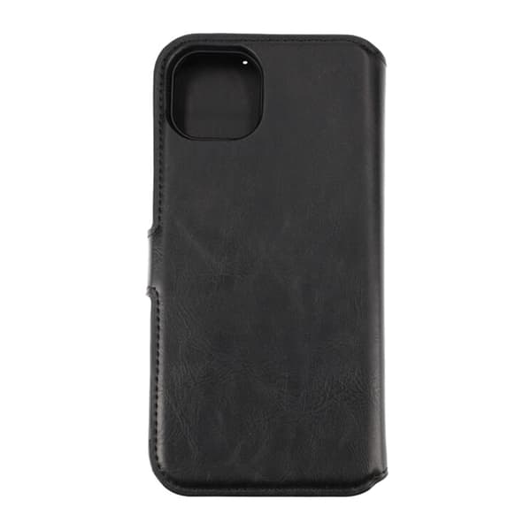 iPhone 15 Plus Wallet Case Magnet Rvelon - Black Svart black