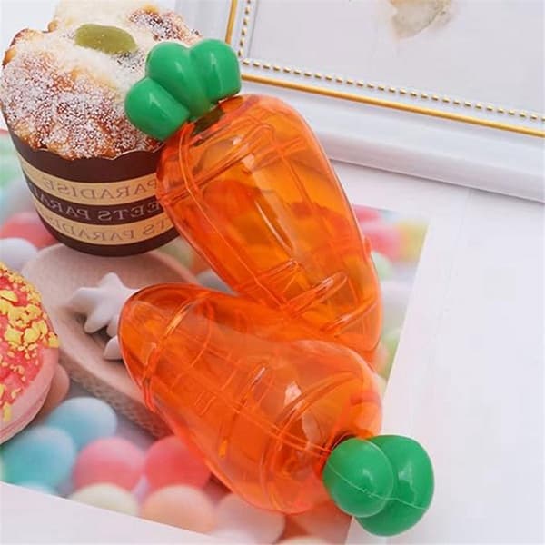 A-Easter Presentförpackning, Fyllbara Påskmorotsbehållare, Presentförpackning Morot i Plast, Perfekt för Påsk H