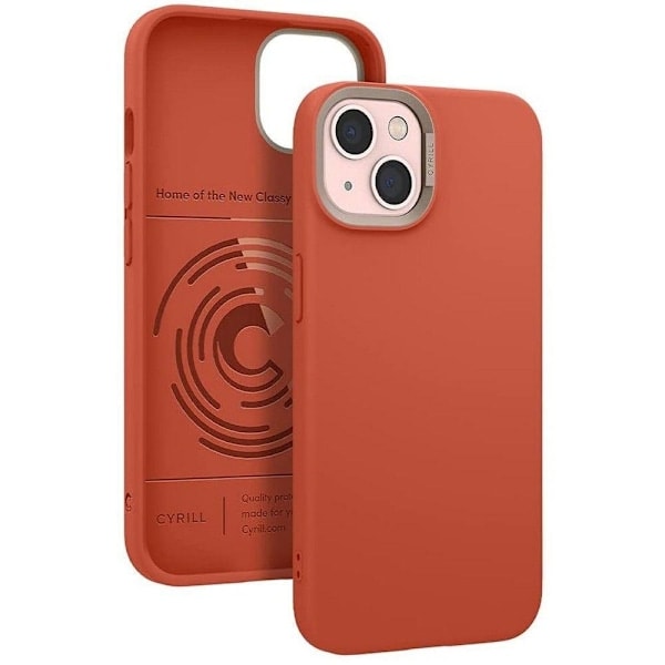 Spigen Cyrill iPhone 13 Cover Color Brick Chili