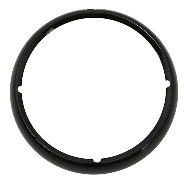 Motorsykkel Svart 7 Tommers Frontlykt Trim Ring For Touring Glide Street Glide Road King