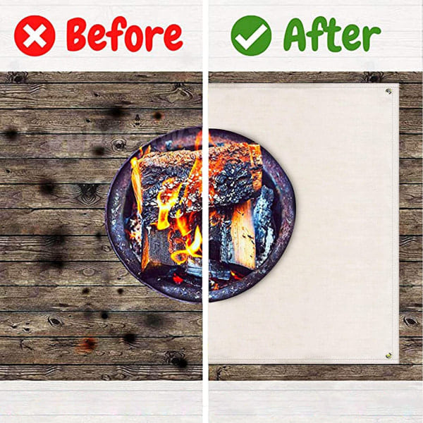 Outdoor Camping Accessories, Fire Pit Buffer Blankets, Fire Pit Protection