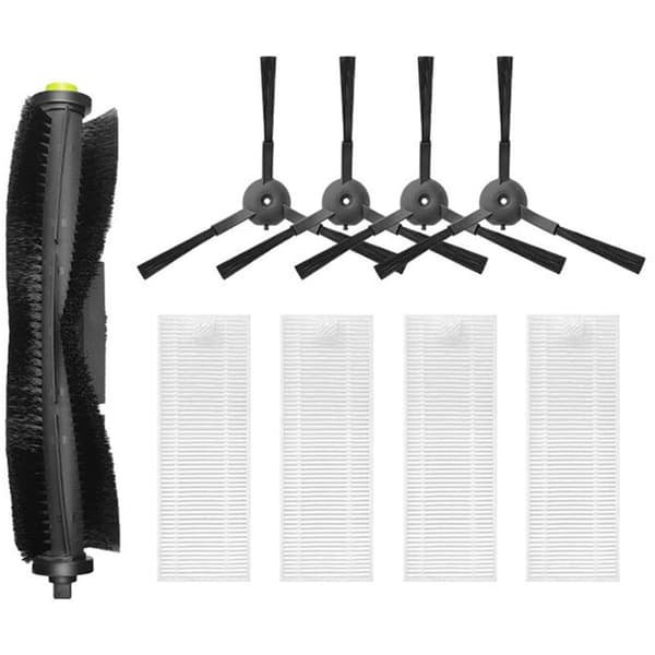 Rullborste Filter Sidoborste Reservdelar för Qihoo 360 S10 X100 Max Robotdammsugare