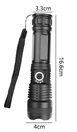 WAREHOUSE CLEARANCE Flashlight super strong - rechargeable - aluminum CHRISTMAS GIFT