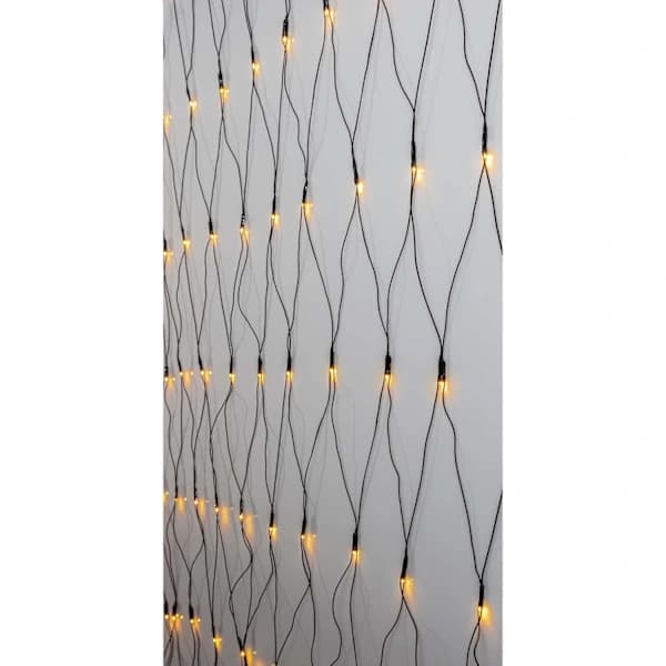 Ljusnät utomhus 3x3 meter 200 LED Extra varm vit Extra varm vit[CO]