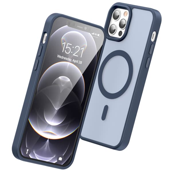 ColorPop iPhone 12 Pro Max Case CH MagSafe Matte Dark Blue 39